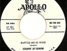 SCREAMIN' JAY HAWKINS RARE R&B SOUL PROMO APOLLO 528 BAPTIZE ME IN WINE