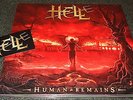 HELL-HUMAN REMAINS-2011 3xLP CLEAR VINYL-IRON MAIDEN/ACCEPT+STICKER-NEW
