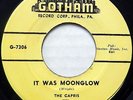 THE CAPRIS 45 It Was Moonglow GOTHAM Classic R&B Doo Wop PHILLY #BB2001