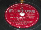 Roy Hall and His Cohutta Mountain Boys FORTUNE 78 No Rose In San Antone LISTEN