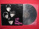 With The Beatles 1st MONO Press AUSTRALIAN Cover Black Gold Vinyl LP Album Rare