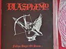 BLASPHEMY RED VINYL LP - FALLEN ANGEL OF DOOM.../ 1990 Sema-ID Rec / UNPLAYED 