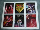 Kiss  The Originals  NBLP 7032  6 card  perforated sheet  rare
