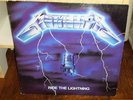 Metallica Ride the Lightning LP Elektra/Megaforce 1986 Masterdisk HW VG+