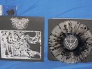 Drowning The Light 'A Pact With Madness' Rare splatter vinyl w/ patch & pin.