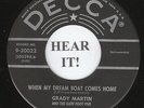 ROCKABILLY INSTRO 45 Grady Martin (Decca 30022) When My Dream Boat Comes Home M-