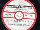 hot bopper 78 acetate EDDIE MILLER MAKE MAD LOVE TO ME 2/7/53 4 STAR UNISSUED
