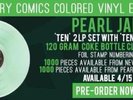 Pearl Jam Ten 2 x LP 120 gram coke bottle clear vinyl record Eddie Vedder
