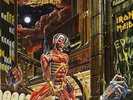 IRON MAIDEN somewhere in time EMC 3512 1U/2U early press uk 1986 LP PS EX+/EX+