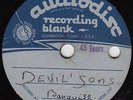 Devil' Sons - Unknown ACETATE - Killer Mod Garage Punk Freakbeat - 45 7