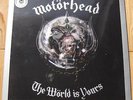 motorhead the world is yours SEALED Silver Vinyl LP ltd edit of 1000 - 2010 UDR