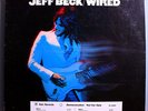 JEFF BECK WIRED RARE ORIG '76 EPIC WHITE LABEL PROMO LP w/TIMING STRIP NEAR MINT
