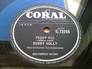 BUDDY HOLLY / THE CRICKETS   ARCHIVE MINT    UK CORAL 78   PEGGY SUE / EVERYDAY