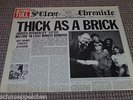 JETHRO TULL   Thick as a Brick  Lp CHRY Germany 202654-320  1972  near MINT/vg++