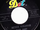 NORTHERN SOUL 45 RPM - ARTHUR ALEXANDER on DOT RECORDS