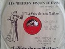 78 RPM  - TITO SCHIPA - RARE FRENCH RECORD SIGNED 