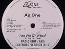 As One-Are We Or What? 12