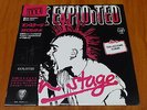 The Exploited On Stage LP Japan Import OBI Insert EX