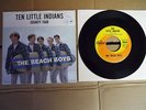 BEACH BOYS-TEN LITTLE INDIANS-RARE ROCK 45 & PICTURE SLEEVE PS-NICE