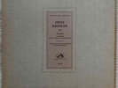 KREISLER BARBIROLLI BRAHMS 1st FRENCH HMV GRAVURES ILLUSTRE COLH 35