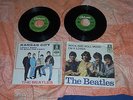 Beatles-Singels, 2x, Rock and Roll Music( Hippie Cover),Kansas City ( Bild Cover