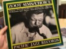 ZOOT SIMS VINYL CHOICE PACIFIC JAZZ PJ-20 BLACK LABEL 1961 RECORD