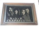 Vintage 1970s/80s ABBA framed Mirror Agnetha Fältskog, Waterloo