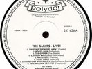 The Giants Live,Tony Vincent  Vocal, Weißmuster LP Polydor 237626 von 1964
