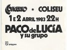 PACO DE LUCIA - SOLO QUIRO CAMINAR/ENTRE DOS AGUAS 7/45 PORTUGAL PROMO PS WL M-