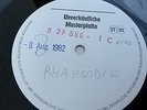 LP ETERNA WHITE PROMO MUSTER '82 RACHMANINOW KLAVIER KO. 827 550 NM MUSTERPLATTE