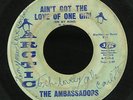 Sweet Soul 45   Ambassadors   Ain't Got The Love of One Girl   Arctic   mp3