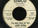 Northern Soul 45   Sandy Wynn   I'll Give That To You   Simco   WLP rare mp3