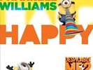Pharrell Williams HAPPY yellow vinyl LP Despicable Me 2 RARE PROMO Girl Limited