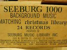 RARE SEEBURG 1000 BACKGROUND MUSIC CHRISTMAS LIBRARY COMPLETE SET OF 24