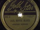 Hear Rare Texas Guitar Blues 78 LIGHTNIN' HOPKINS Jailhouse Blues GOLD STAR 662