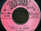 Reggae 45 JOE MORGAN You Let Me Down AFRO Records Ex