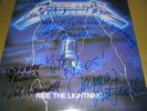 Metallica - signed Ride The Lightning LP incl. Cliff Burton