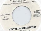 MELVIN BLISS SYNTHETIC SUBSTITUTION B/W REWARD CLEAN EX SUNBURST SOUL FUNK 45