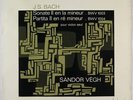 VALOIS ED.1 BACH SANDOR VEGH VIOLIN SOLO SONATA PARTITA STEREO MB 825 NM