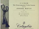 COLUMBIA 33CX 1287 UK BACH JOHANNA MARTZY UNACCOMPANIED VIOLIN SONATAS NM
