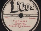 ORQUESTA ECOS panama 78 RPM SINGLE / OBSCURE COLOMBIA CUMBIA JAZZ ???