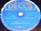 Ridin Dirty Motorsickle Shorty Bob Parker Kid Prince Moore Decca 7488 Motorcycle