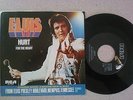 Elvis Presley - HURT / FOR THE HEART - Very Rare Black Label 45 Record
