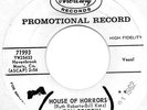 A RARE PROMO 45 BY MERV GRIFFIN - HOUSE OF HORRORS / PRETTY GIRL