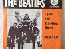 Rare Dutch Beatles PS I Saw Her Standing There / Matchbox Parlophone HHR 134