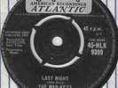 MAR-KEYS. - LAST NIGHT ,UK  LONDON,  45-HLK 9399,   '61