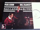 LP  -     PAUL KUHN & BILL RAMSEY  -  BALLADS & BLUES   -  weiße Promo
