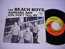 w PICTURE SLEEVE The Beach Boys Barbara Ann 1965 45rpm  VG++