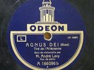 CELLO 78 RPM - ANDRE LEVY - Agnus Dei BIZET - Prelude from Herodiade MASSENET