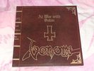 Venom - at war with satan lp NEAT1015 RARE BLACK METAL INSERTS death